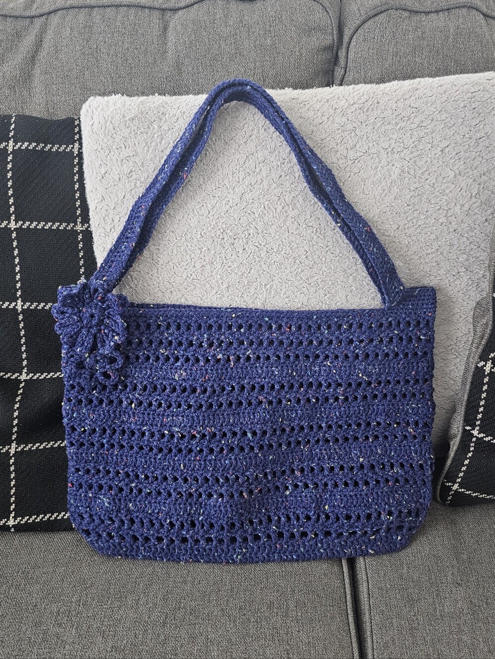 Handmade Crochet Summer Mesh Tote Bag